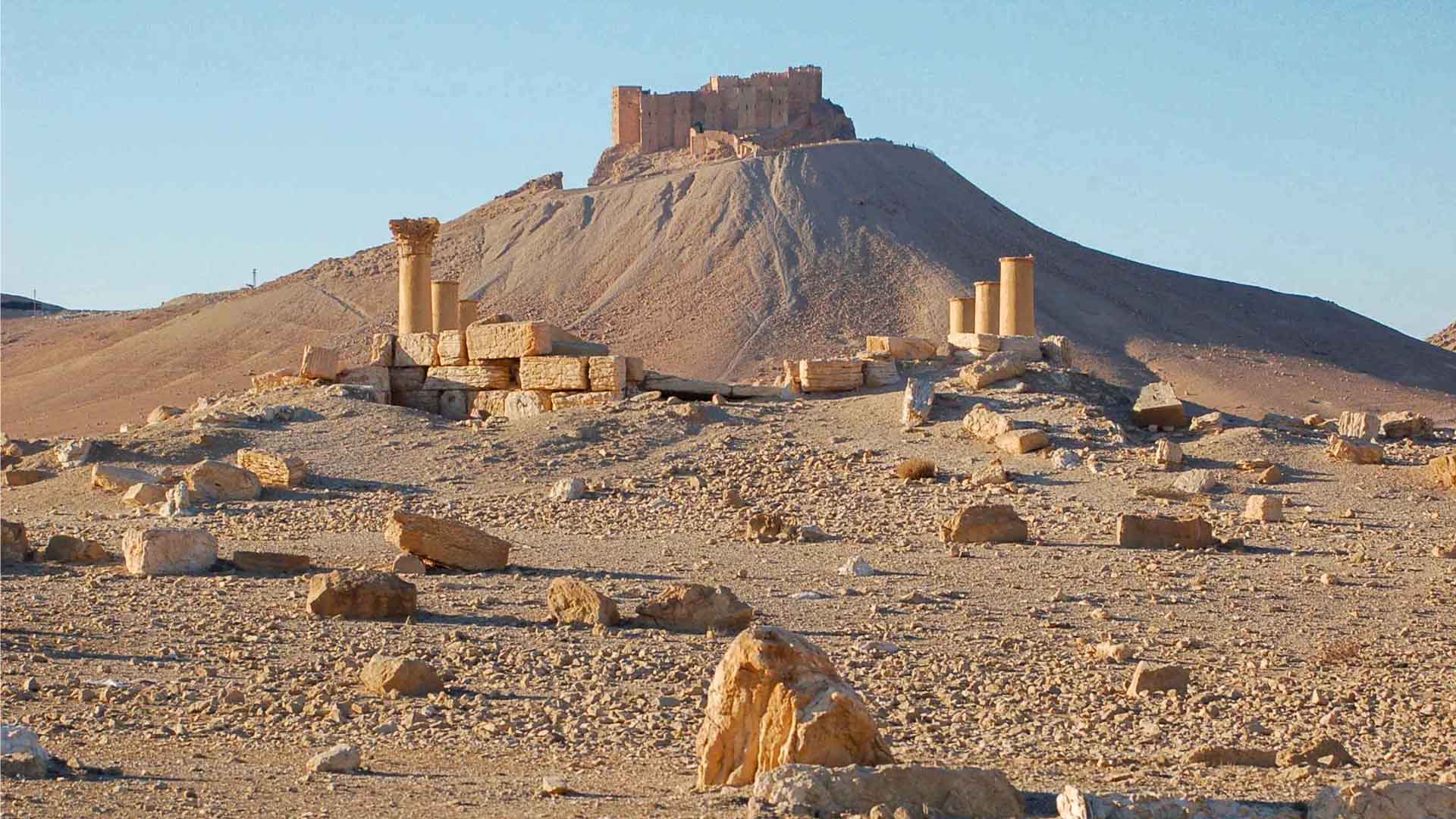 Syria, Qalaat Shirkuh Near Palmyra.